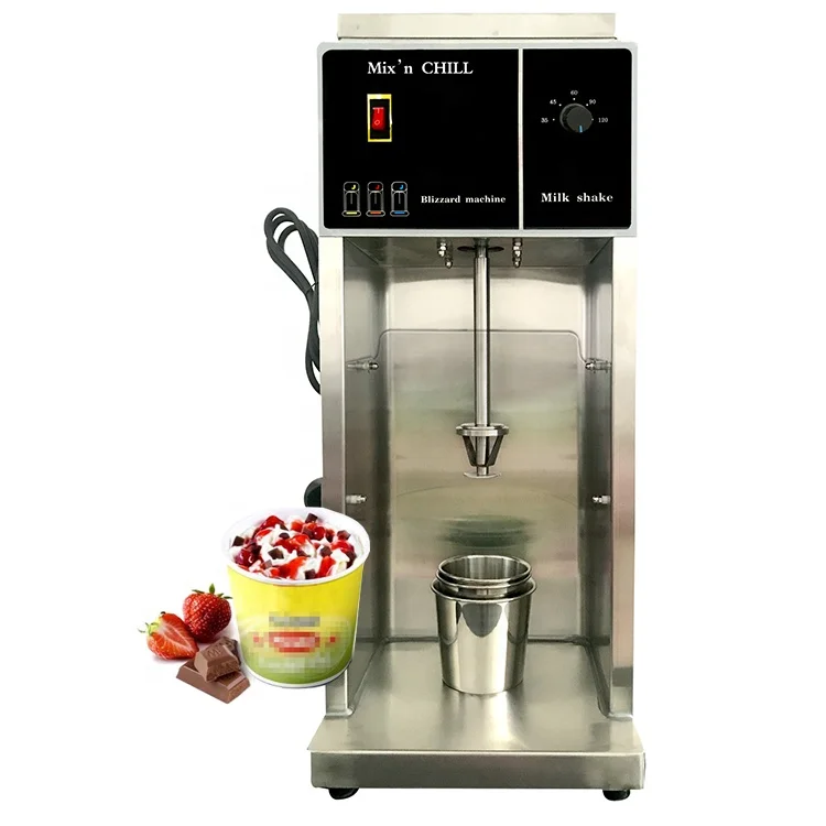 

Commercial Mc Flurry Ice Cream Machine Fruit Ice Cream Blender Mixer