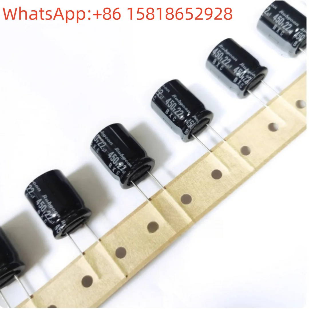 

10pcs 22UF 450V 16X20 Japan Rubycon BXC High-Frequency Low-Resistance Original Electrolytic Capacitor 450V22UF