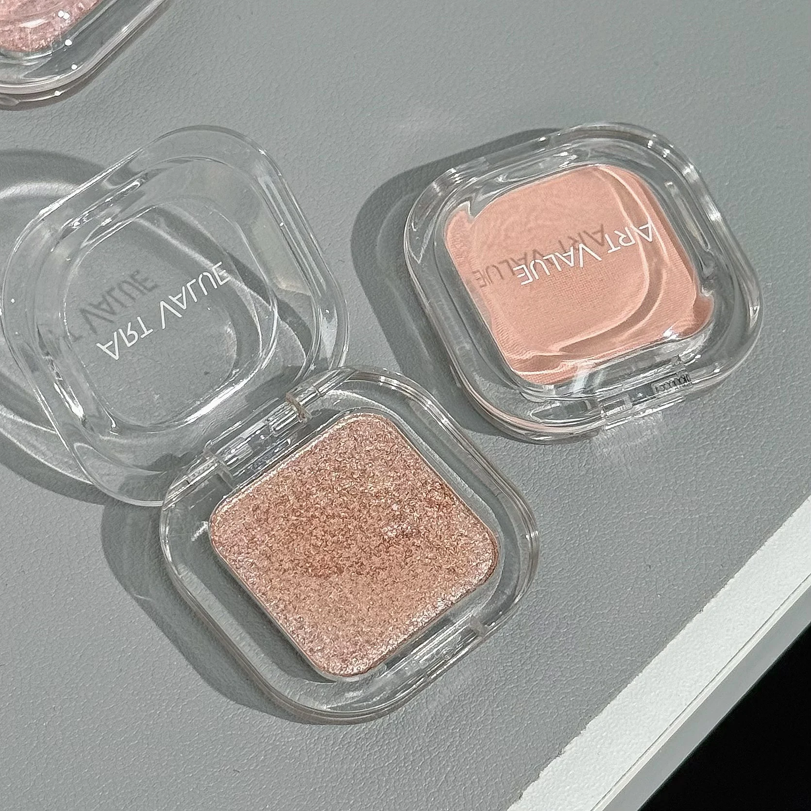 ART VALUE Oogschaduwpalet in één kleur, langdurige, matte en glanzende afwerking, geen fallout, meerkleurige oogschaduw voor make-up