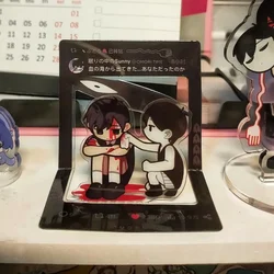 OMORI Acrylic Stand Cartoon Figure Display Anime Goods Collection Desk Decoration Ornament Accesorios Toy Model Friend Gift