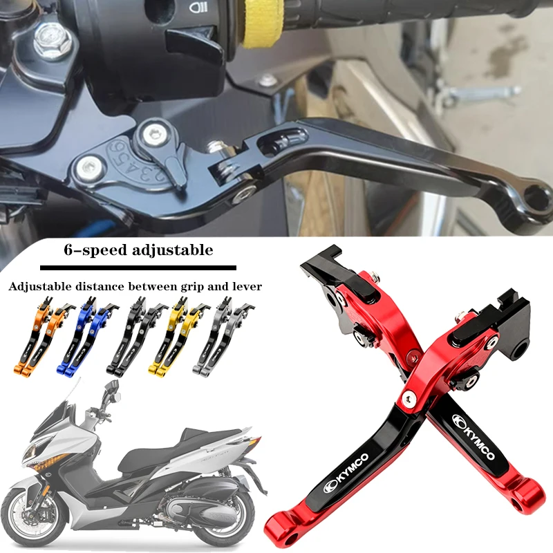 

For KYMCO DOWNTOWN Down Town 125 200 300 350 ALL YEARE Motorcycle Lever Sets Brake Clutch Extendable Adjustable Bendable Levers