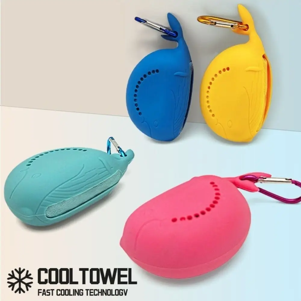 

Quick Drying Cooling Ice Towel for Outdoor Cute Bag Portable Fitness Cool Towel Microfiber with Buckle Sports Cold Towel