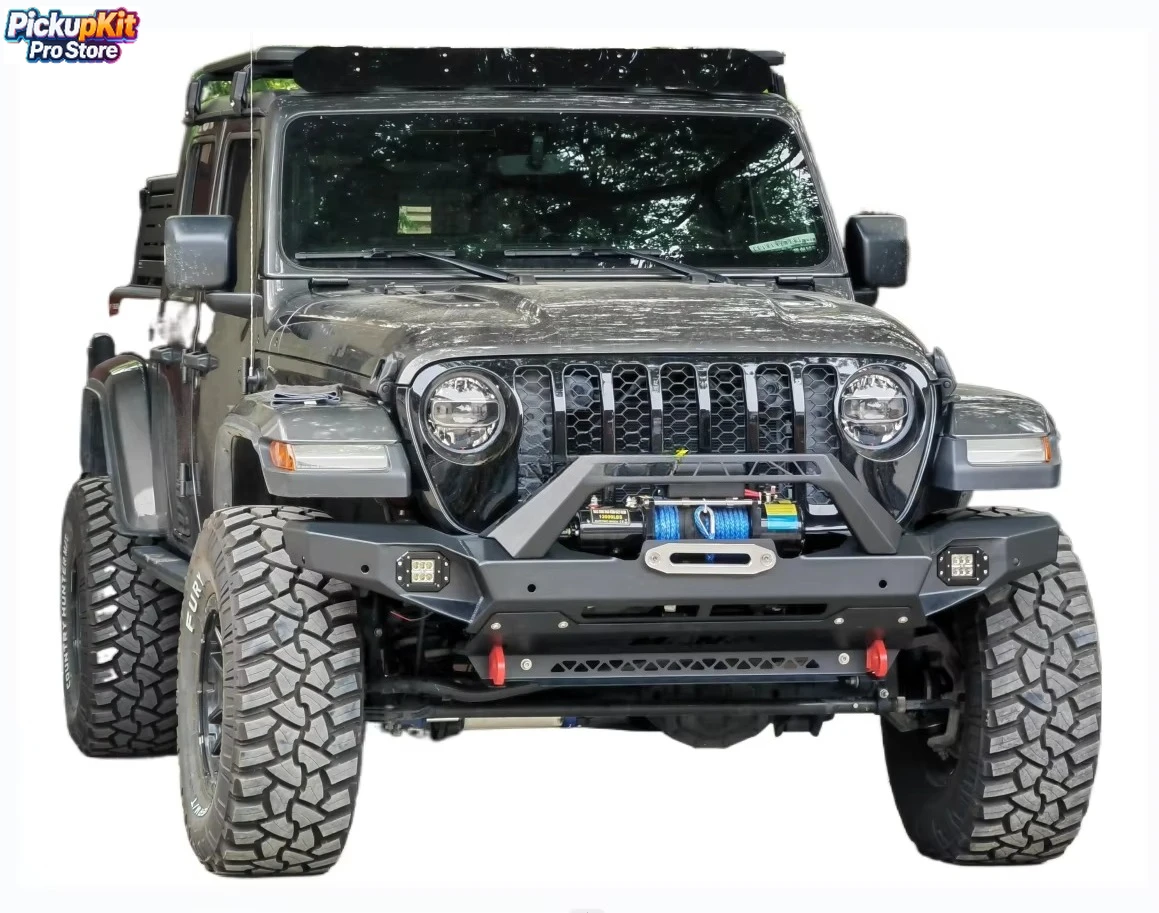 

Deluxe 4x4 Heavy-Duty Off-Road Steel Bull Bar for Gladiator JT JL