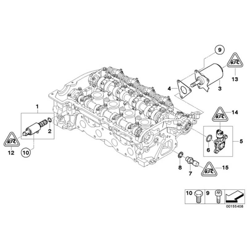 OEM 11377533905 Car Eccentric Shaft Actuator Valvetronic For Citroen Mini R56 Cooper Peugeot R55 R57 R58 R61 A2C59515108 7533905