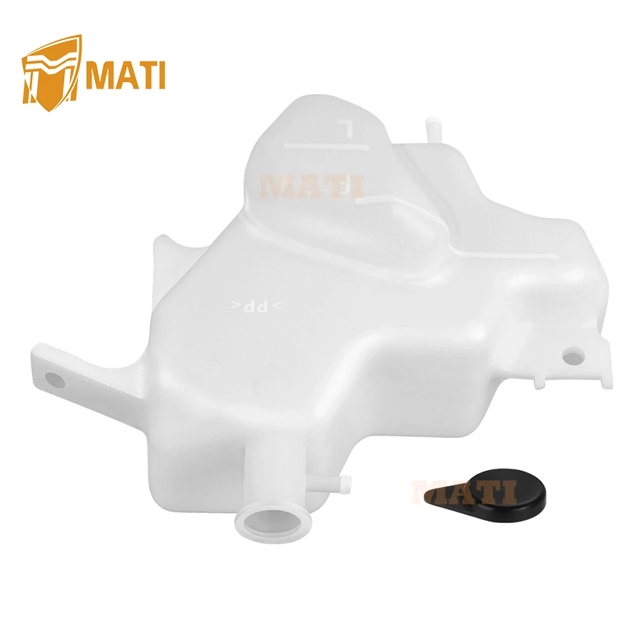 M MATI Coolant Reservoir w/ Cap For Kawasaki ZX636 ZX600 Ninja ZX-6R ZX6-RR 2003-2004 43078-1186