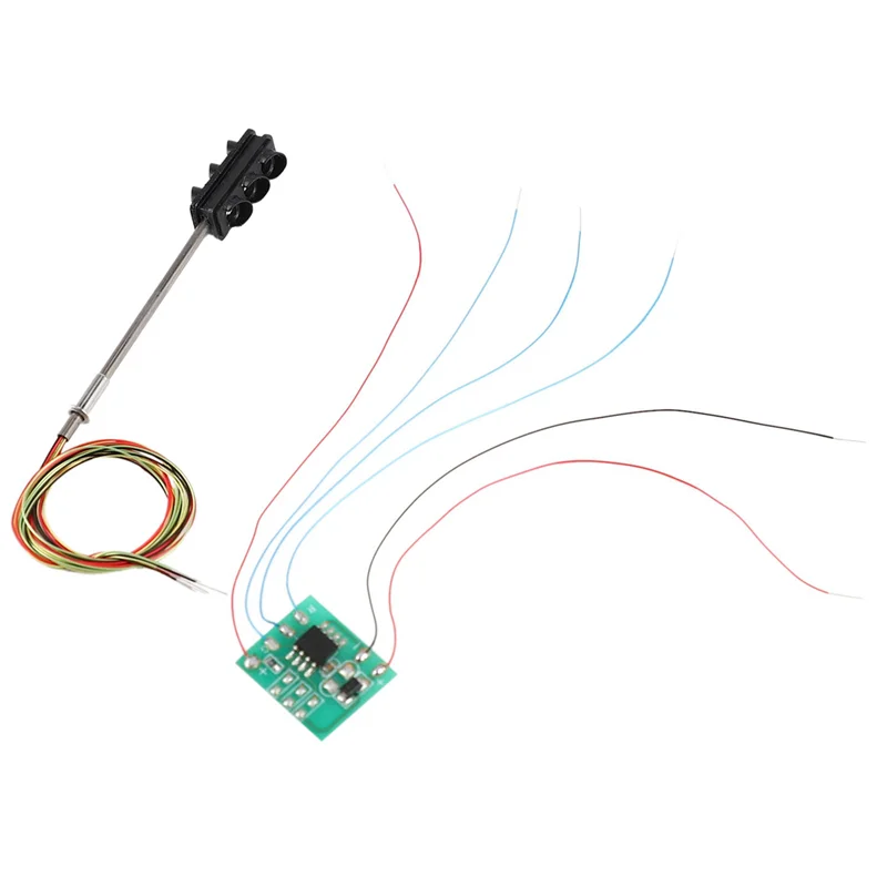 5X 3 اللون إشارات إشارات المرور Ho Oo مقياس نموذج 6LED DIY بها بنفسك طاولة الرمل معبر شارع البناء السكك الحديدية الجانبين