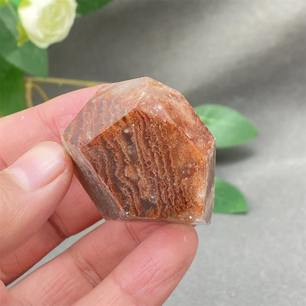 Natural Garden Thousand Layers Irregular Polyhedral Quartz Reiki Healing Crystal Meditation Witchcraft Home Energy Decor