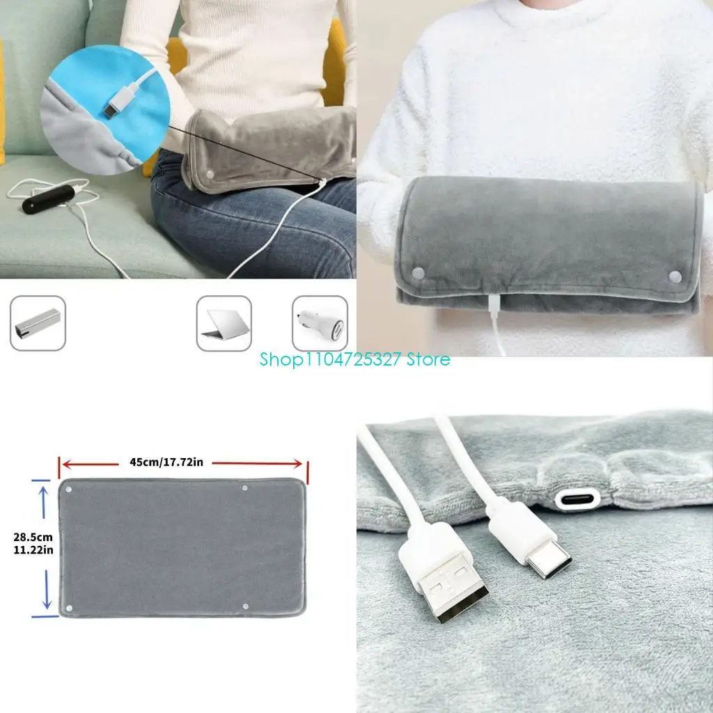 

D8KF Стильная пушистая грелка для рук для женщин и детей, электрическая грелка для офиса