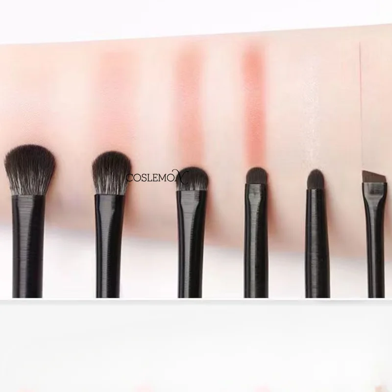 5/6pcs Makeup Brush Set Lying Silkworm Contour Eyeliner Blade Eye Details Brushes Small Soft Hair Eyes Cosmetic Beauty Tools