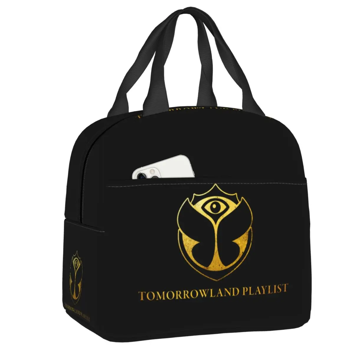 Custom Tomorrowlands Thermal Insulated Lunch Bags Belgian Electronic Dance Music Festival Portable Lunch Container Outdoor Box