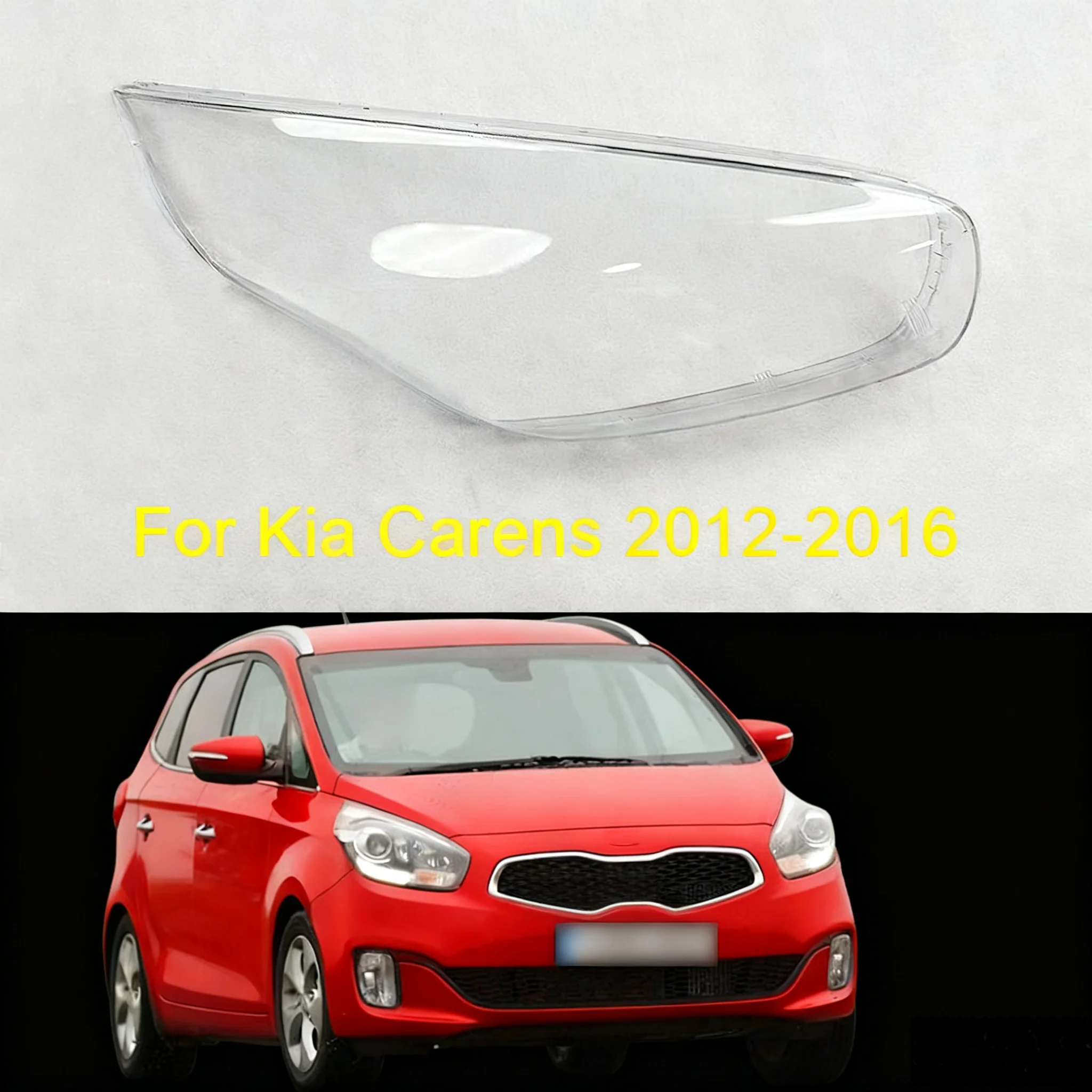 

For Kia Carens 2012-2016 Car Headlamp Lens Replacement Headlight Shell Cover Headlight Glass