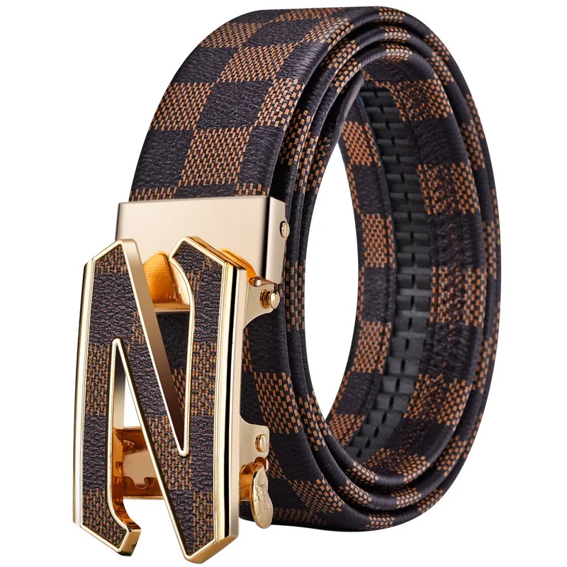 Cintura da uomo di marca di lusso Cinture famose di design aziendale in pelle di alta qualità per uomo Cintura jeans Cintura con fibbia in metallo maschile