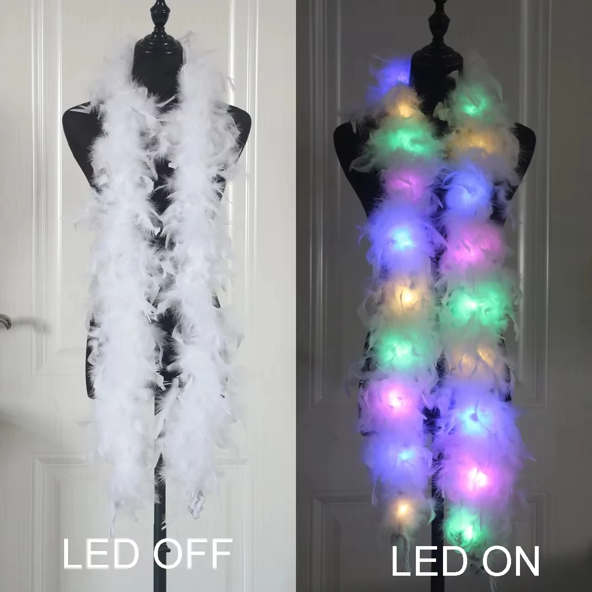 Feather Boa Led Lig…