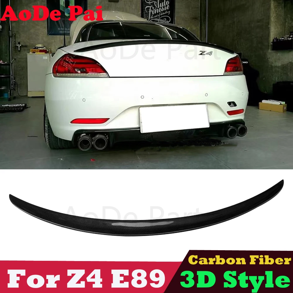 

E89 Spoiler 2009-2016 Real Carbon Fiber Rear Boot Trunk Wings Spoiler for BMW Z4 2 Door sDrive20i sDrive28i sDrive30i