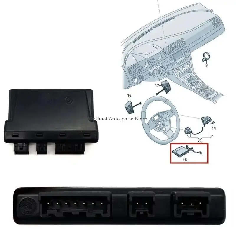 

Steering Wheel Release Control Module 5H0959542M Recognition Control Module for Multiple Model Car