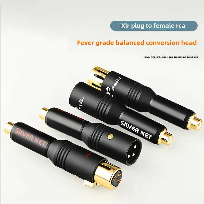 Fever Canon plug to lotus male and female head RCA male to XLR Canon balance female to lotus audio converter head