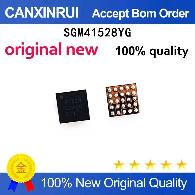 

（5-100 pieces）Brand new original SGM41528YG/TR silk screen 41528 4A patch WLCSP power chip IC