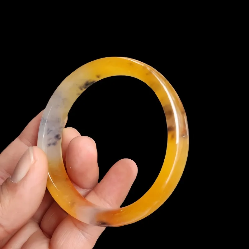 

Браслет из натурального ледяного кварцита, изысканный браслет в этническом ретро-стиле