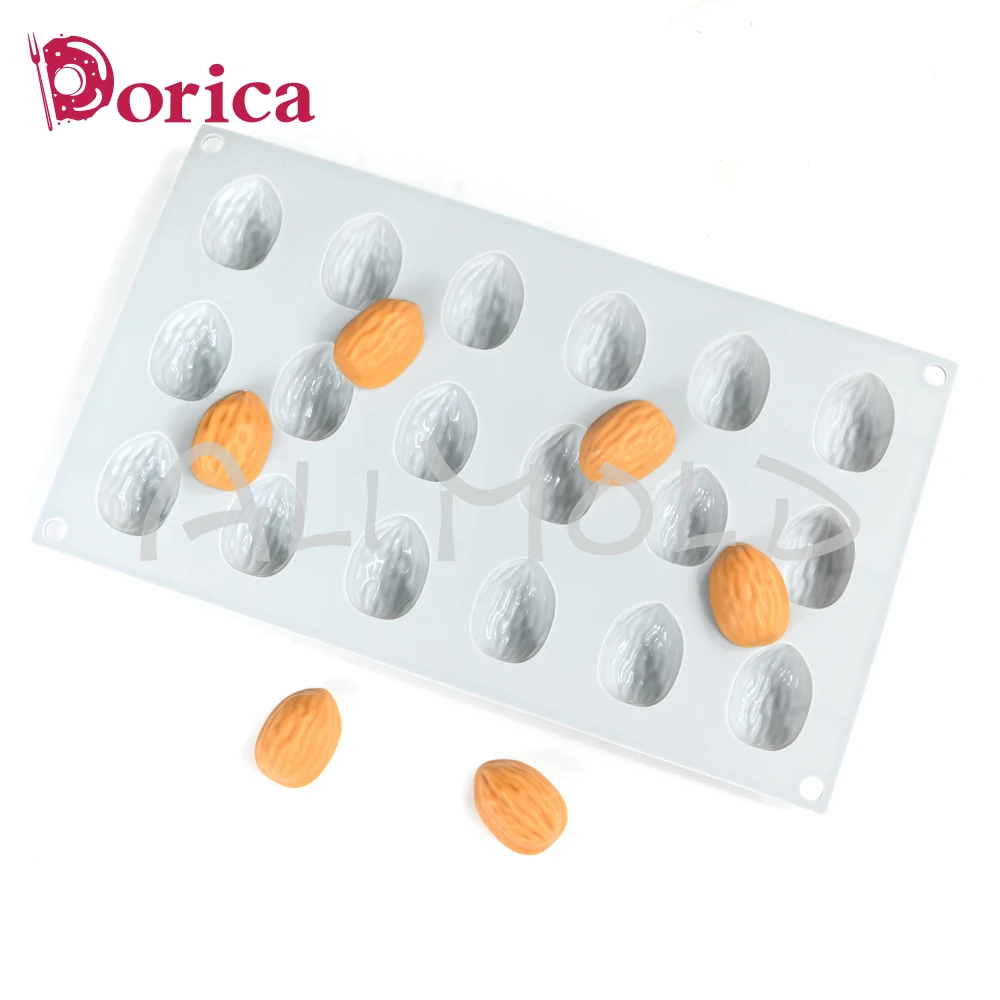 Forma Silikonowa Orzechowa do Puddingu, Musu Czekoladowego, Ciasta, Forma do Mydła, Świec, Narzędzia do Dekoracji Tortów, Akcesoria Kuchenne do Pieczenia
