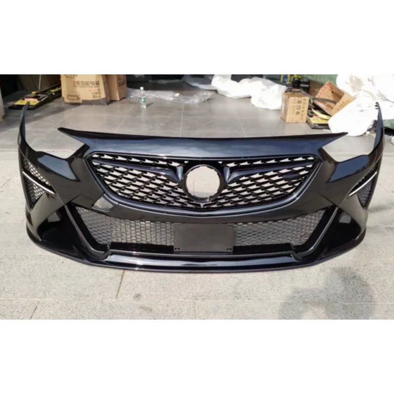 

Передний бампер в сборе для Buick Regal Opel Insignia GS 17-21, модифицированное нижнее покрытие, комплект кузова, решетка противотуманной фары, рамка drl surround