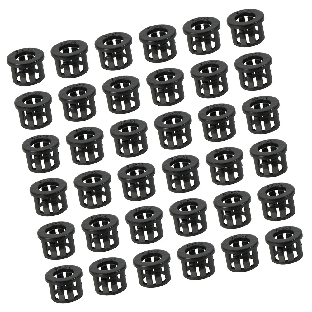 

200Pcs Nylon Cable Snap Bushing Grommets Wire Protectors Desk Cord Hole Cover Organizer for Office Kitchen Appliance