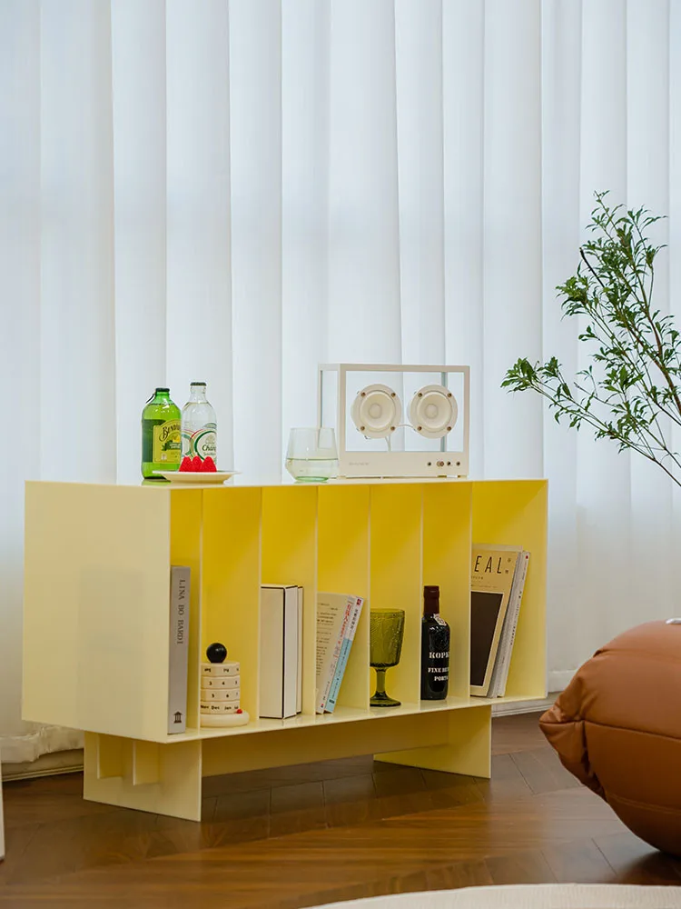 Półka na książki 93cm Nordic Akryl regał dom umeblowanie półka Sofa do salonu stolik regał, półki wielowarstwowe