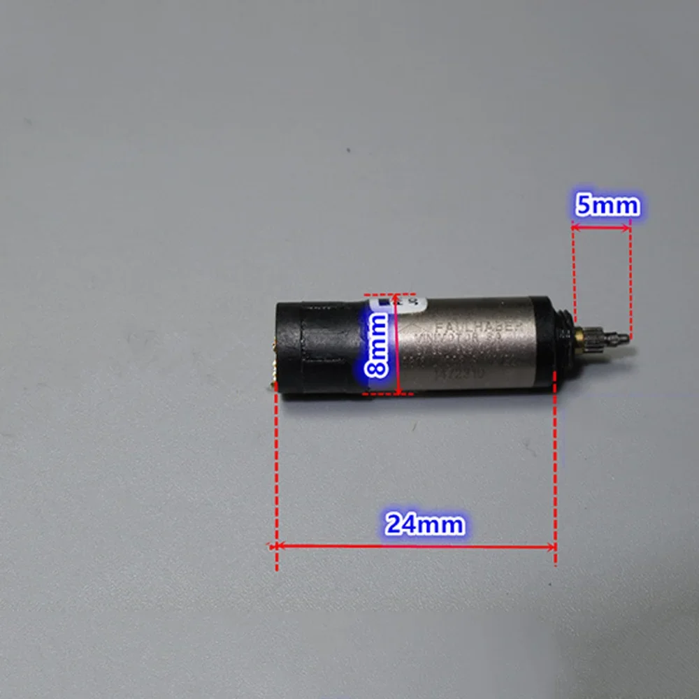 Used Faulhaber DC 1.5V 3V 3.7V 8mm Miniature Mini Servo Coreless Motor 0816  Electric Robot Toy Model Motor