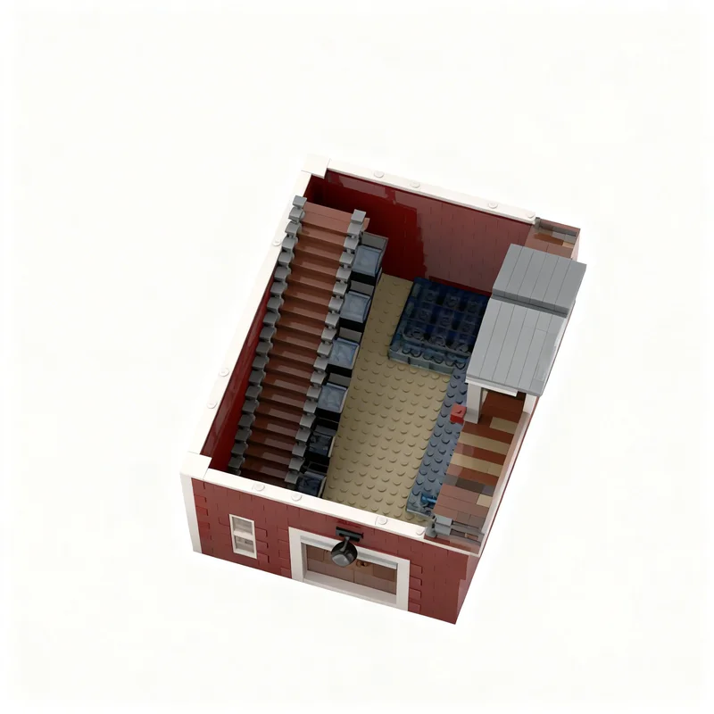 6943pcs MOC Icing House Platform Style 4 Modular Streetscape Model Toys Building Blocks Architecture Christmas Gifts Idea DIY