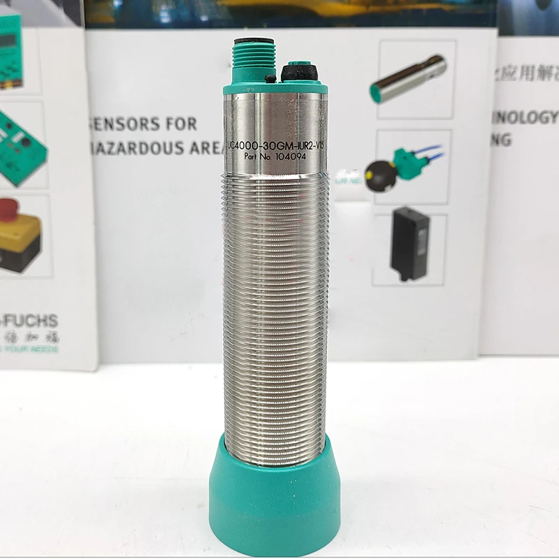 For Pepperl Fuchs UC4000-30GM-IUR2-V15 Ultrasonic Sensor