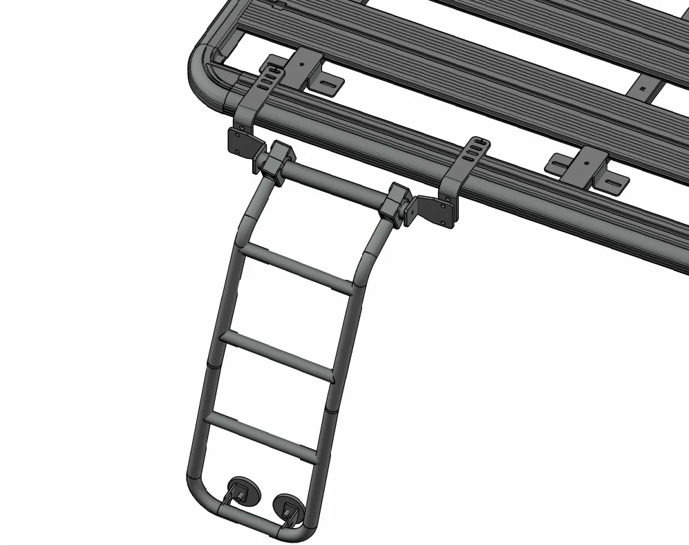 

Car Roof Ladder Universal Side Ladder For 4runner Side Ladder For Aluminum Base Roof Rack For Prado 120