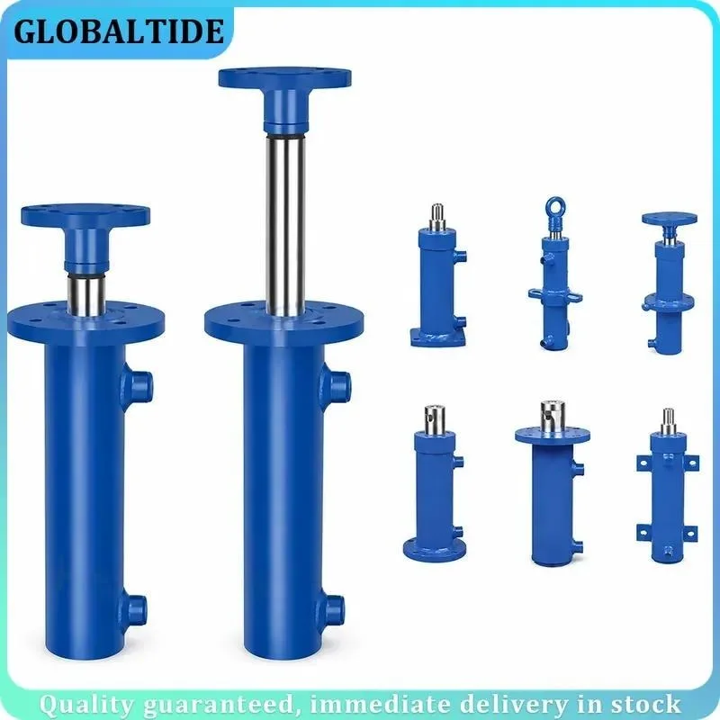5 Tons Flange Bidirectional Hydraulic Cylinder Electric Small Press Lift Baler Compact High Density Industrial Equipment