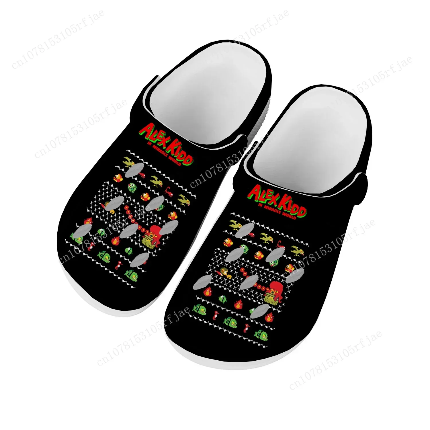 

Alex Kidd Home Clogs Cartoon Game Mens Womens Youth Boys Girls Fashion Sandals Shoes Garden Custom Shoes Beach Hole Slippers