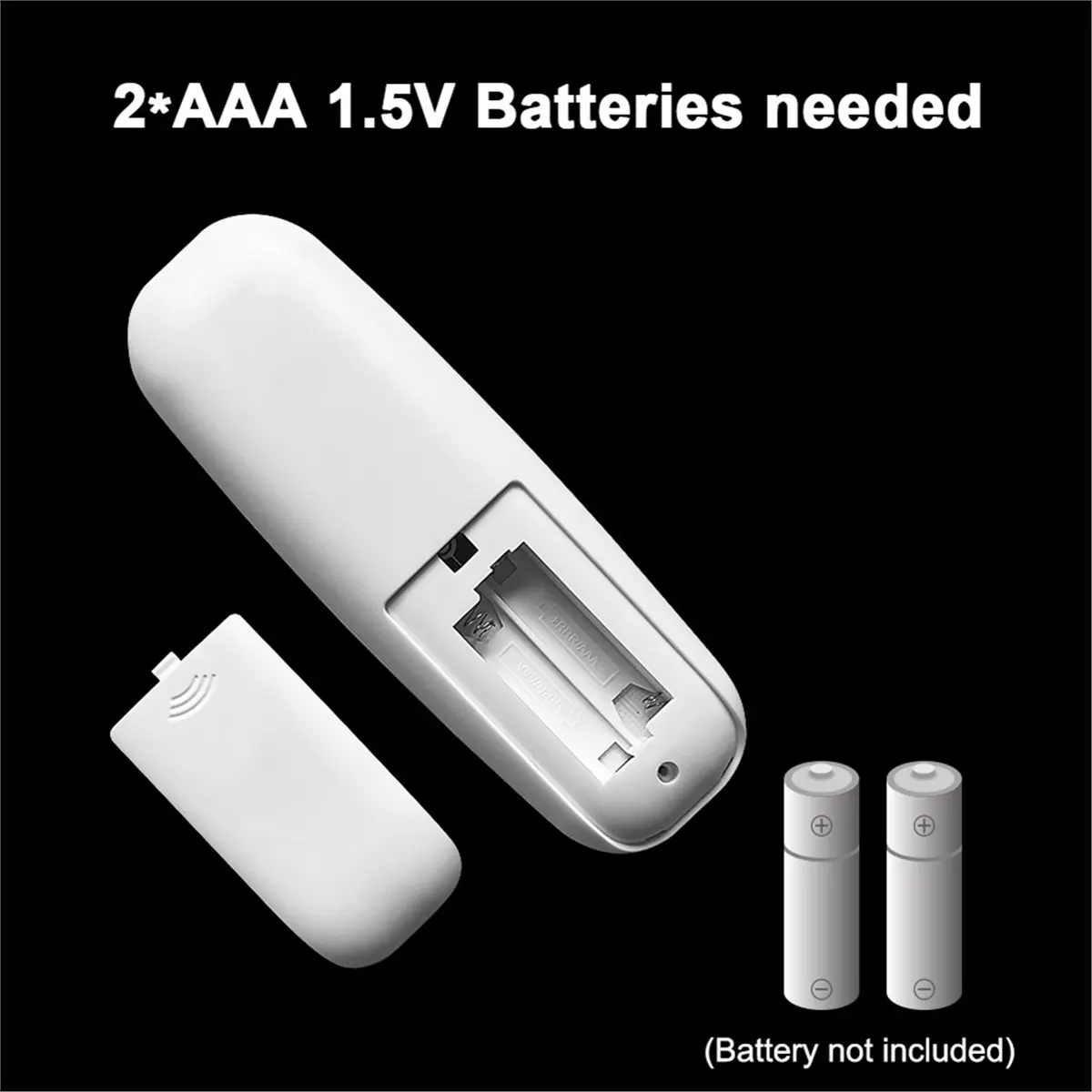 ABSF Remote Control Dimmer with RGB Color Temperature Brightness Saturation Adjustable 8 Zones 9 Lighting Modes