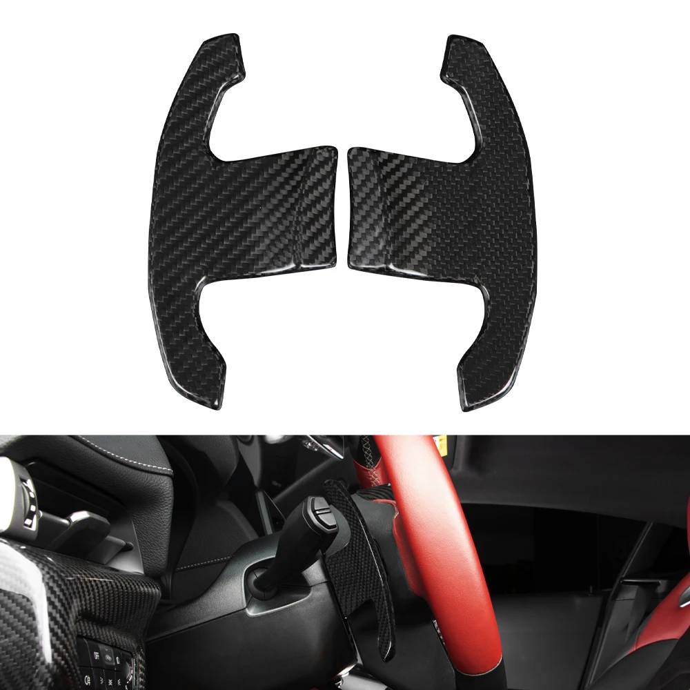 Carbon Fiber Steering Wheel Shift Paddle for Toyota Supra A90 Shift Steering Wheel Shifter Replacement Interior Shift Trim Cover