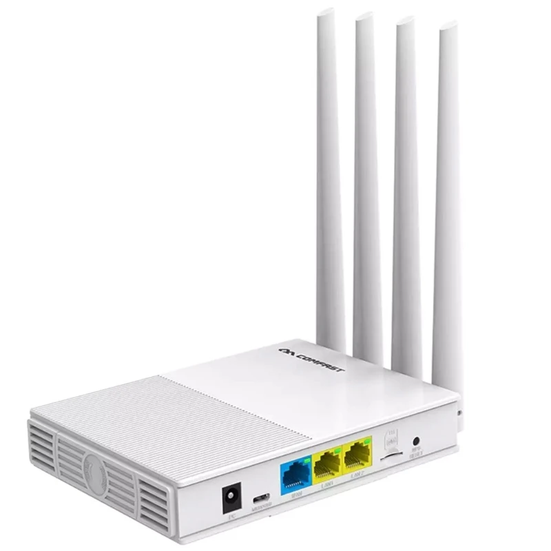 Comfast e3 4g lte 2.4ghz wifi roteador 4 antenas cartão sim wan lan extensor de rede de cobertura sem fio plug eua dropship