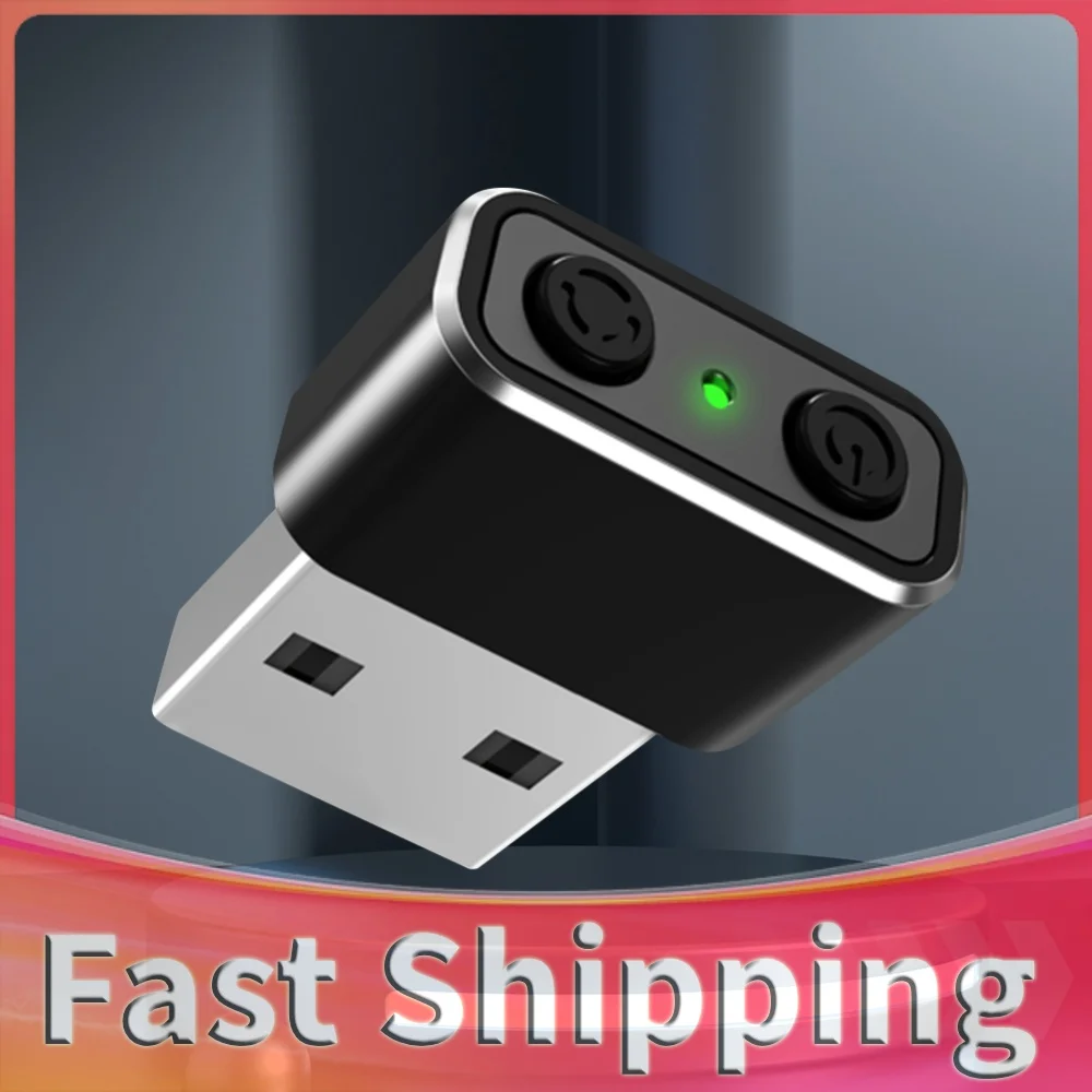 Mouse Jiggler 3 Track Mode Adjustable Mini Automatic Mouse Jiggler Mover Undetectable Plug and Play Indicator Light for Computer