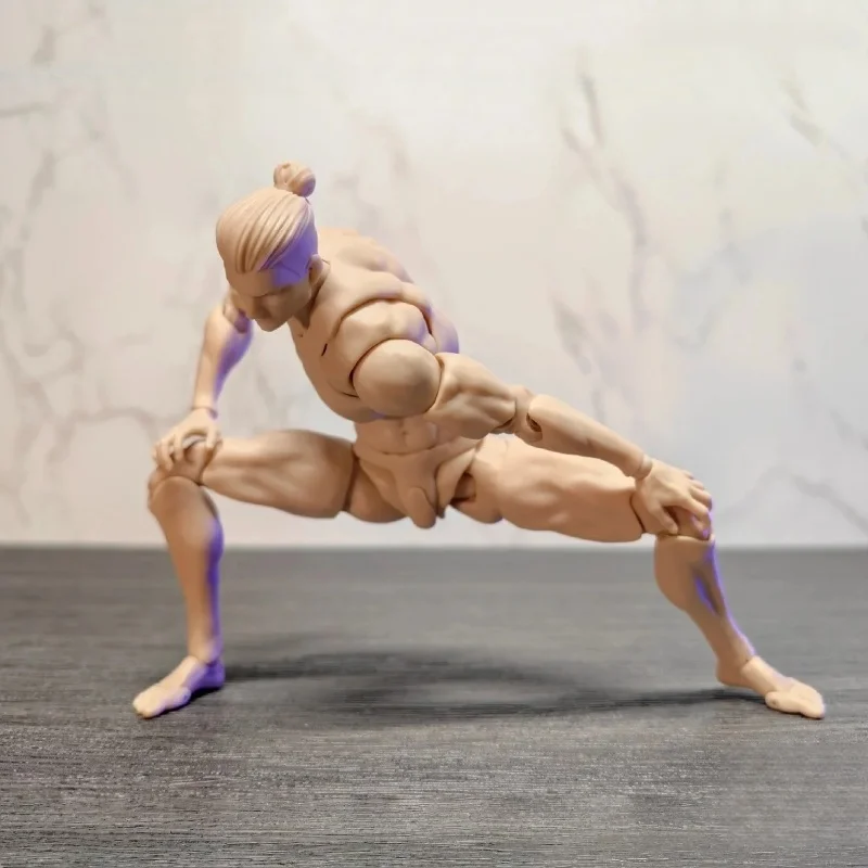 

In Stock 1/12 Romankey X Cowl Male Super Flexible Joint Body Action Figure Articulated Body White Yellow Black Collectible Toy