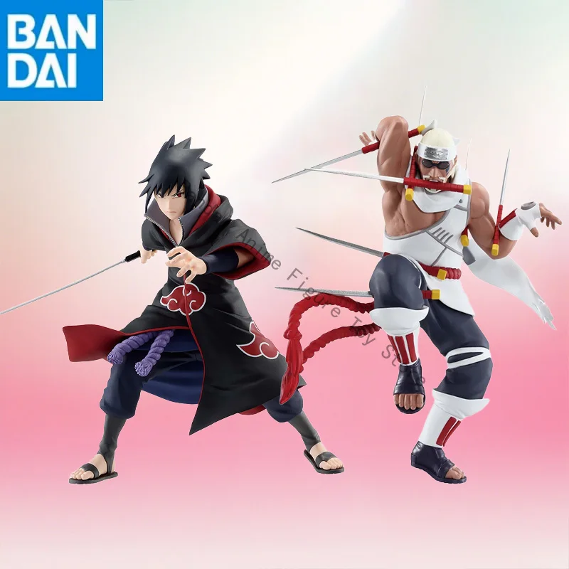 

in stock Original Genuine NARUTO Shippuden VIBRATION STARS Uchiha Sasuke VS Killer Bee BANDAI NAMCO BANPRESTO PVC Figure model