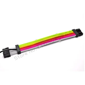 كابل تمديد Li Strimer-Silicone ، Lian Li Strimer Plus ، دليل ضوء قوس قزح ، RGB قابل للعنونة ، 24 سنا ، كابل طاقة ATX ، وحدة معالجة الرسومات ، ثلاثي 8 سنون أفضل 10 كابلات مبيعات Lian Lian - رقم 10