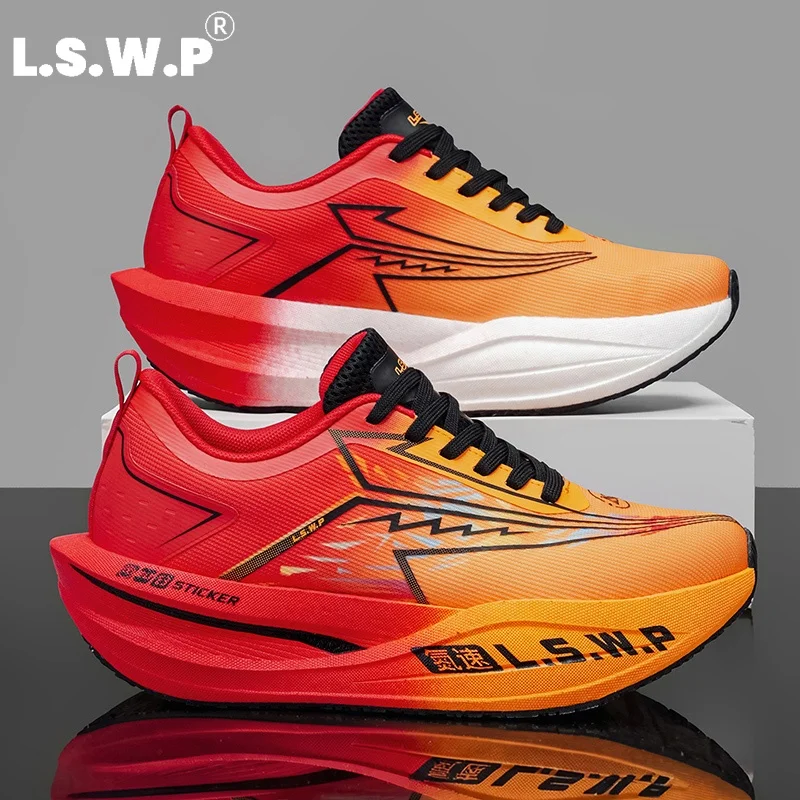 Men's Running Shoes, Comfortable and Breathable, with Soft Lining, Autumn and Winter Sports Shoes, Unisex, Suitable for Outdoor Walking and Fitness Workouts view 3