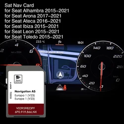 AS V19 MIB2 TARJETA SD LEON Ateca IBIZA TOLEDO ALHAMBRA 2024 TARJETA SD Mapa NAVI para Seat