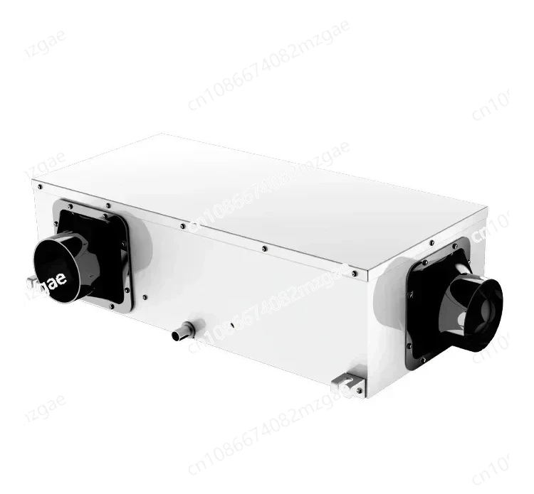 Silent Ceiling Pipe Dehumidifier for Basement and Villa Storage Room, Efficient Air Dryer for Damp Spaces