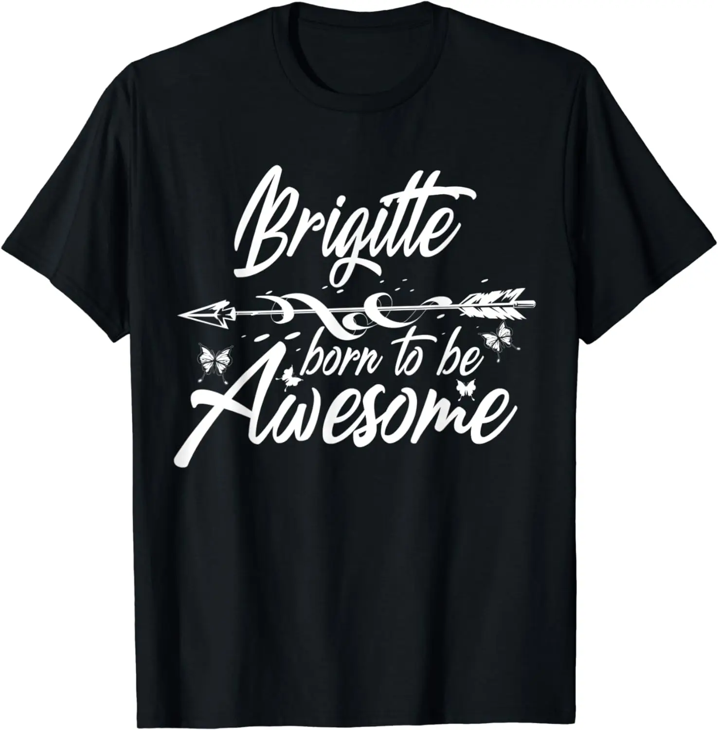 

Смешная Персонализированная женская футболка BRIGITTE с именем в подарок на день рождения