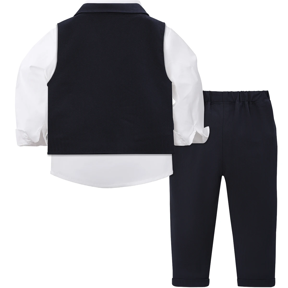 Toddler Suit Baby Boys Easter Outfit kids Christening Baptism Set Formal Wedding Birthday Party Gift Chirtmas Halloween Tuxedo view 2