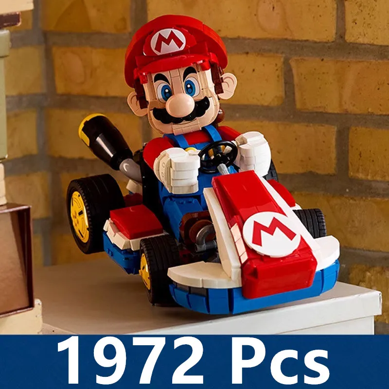 2025 منتجات جديدة 1972 قطعة نموذج الكارتينج القياسي اللبنات لعبة كلاسيكية سباق الطوب لعبة الأطفال الهدايا 72307