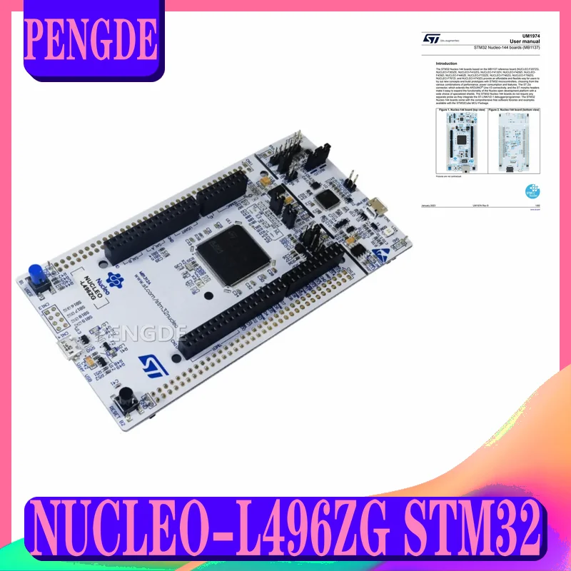 NUCLEO-L496ZG STM32 Nucleo-144 development board with STM32L496ZGT6 MCU supports Arduino ST Zio and morpho connectivity