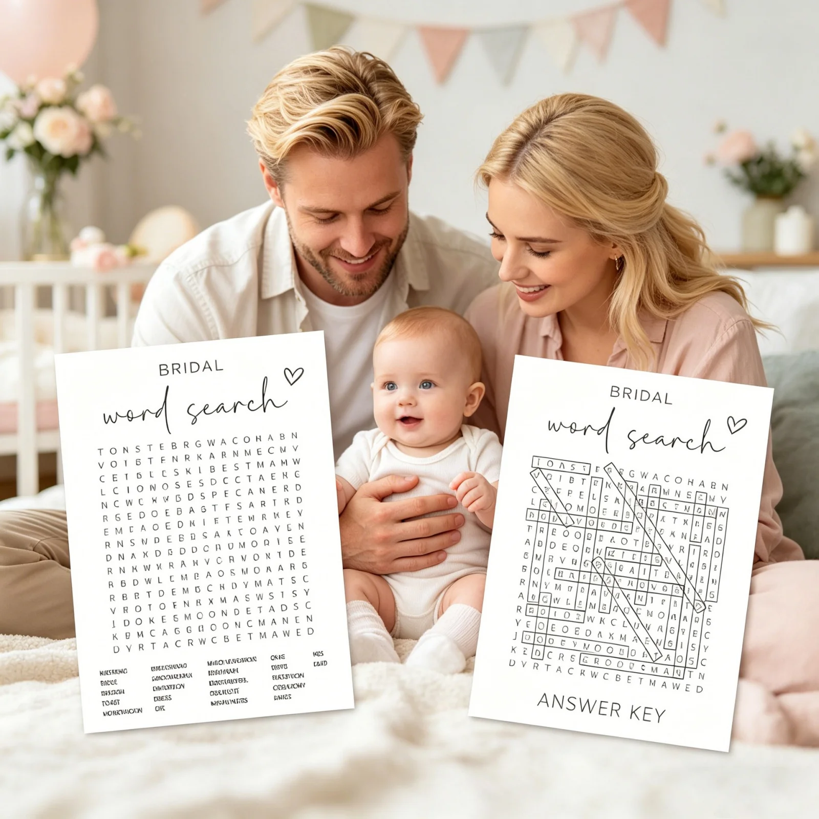 26 Tarjetas de Juego para Fiestas, Decoración Minimalista para Fiestas Infantiles, Tarjetas de Juego Interactivas para Crear Ambiente Festivo