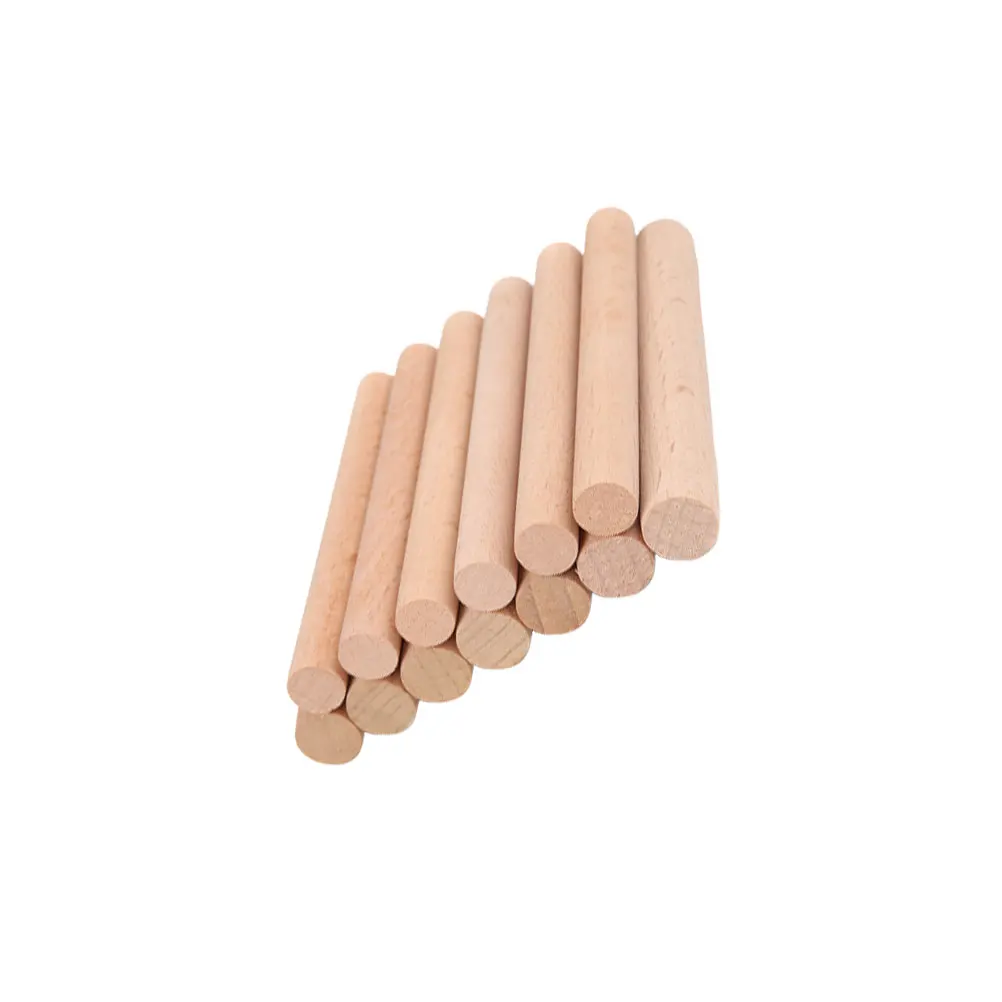

20 Pcs Dowel Beech Wood Rod Dowels Round Stick Small Wooden Craft Accessory Child