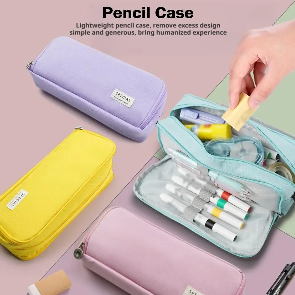 

Pencil Case Multifunctional Pen Bag For Girls Boy School Student Office Stationery Organizer Colorful Pencil Case Large Capacity