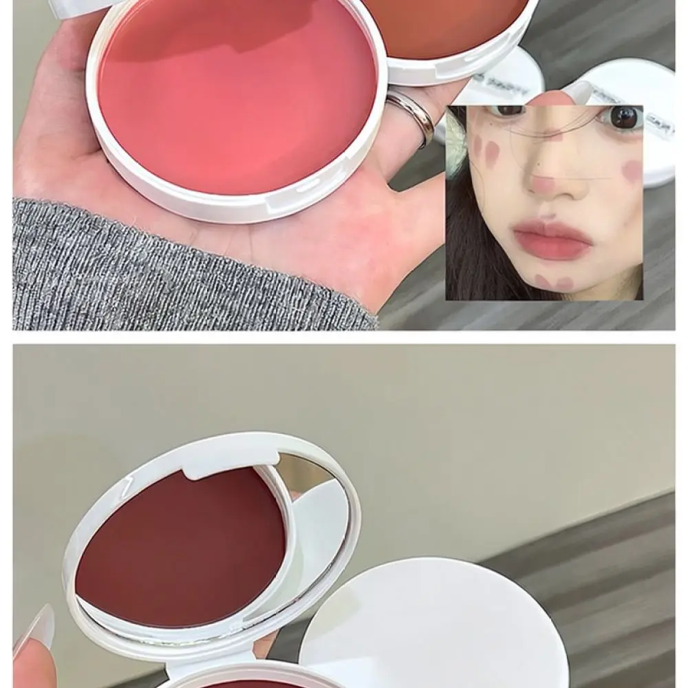 For Sensory Party Multi Use Cream Palette Blush Lipstick Matte Finish Natural Face Makeup Soft Tone Enhancing Complexion